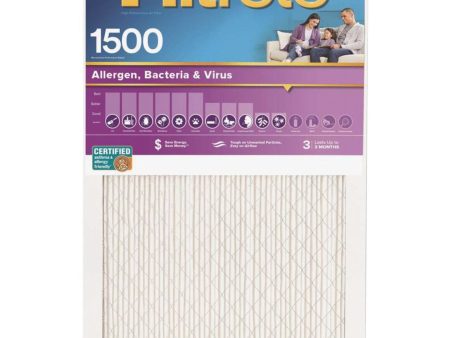 3M Filtrete 16 In. x 16 In. x 1 In. Ultra Allergen Healthy Living 1550 MPR Furnace Filter Supply