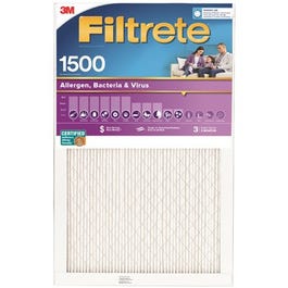 Pleated Furnace Filter, Ultra Allergen Reduction, 3-Month, Purple, 14x24x1-In. For Sale