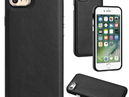 YB Leather Coating Series-6 For iPhone 7   8   SE (2020)   SE (2022) Phone Cover Anti-collision PU Leather+TPU Case Hot on Sale