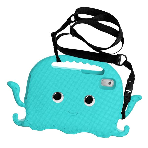 For Lenovo Tab M9 EVA Case Cartoon Octopus Hand Grip Tablet Cover with Shoulder Strap Online Sale