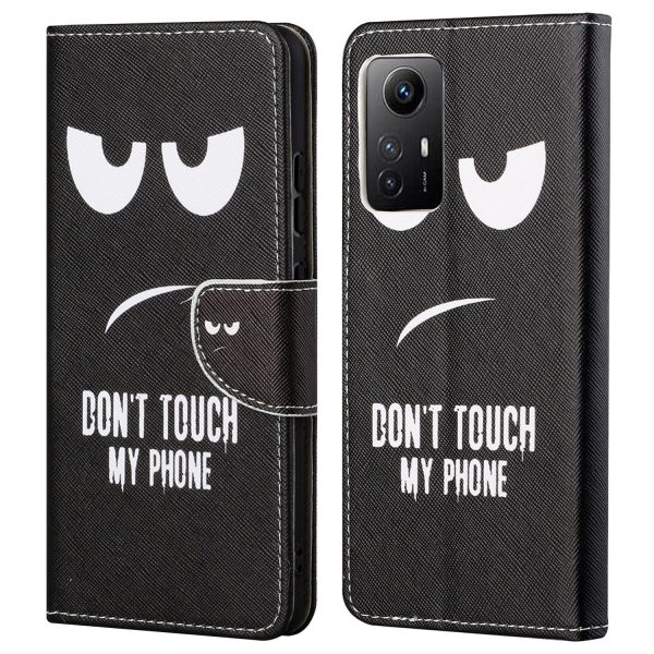 For Xiaomi Redmi Note 12S 4G Pattern Printing Leather Cellphone Case Wallet Stand Phone Cover Discount