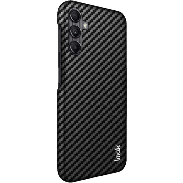 IMAK Ruiyi Series for Samsung Galaxy A14 4G   5G Back Phone Case PU Leather Coated PC Carbon Fiber Texture Slim Cover Cheap