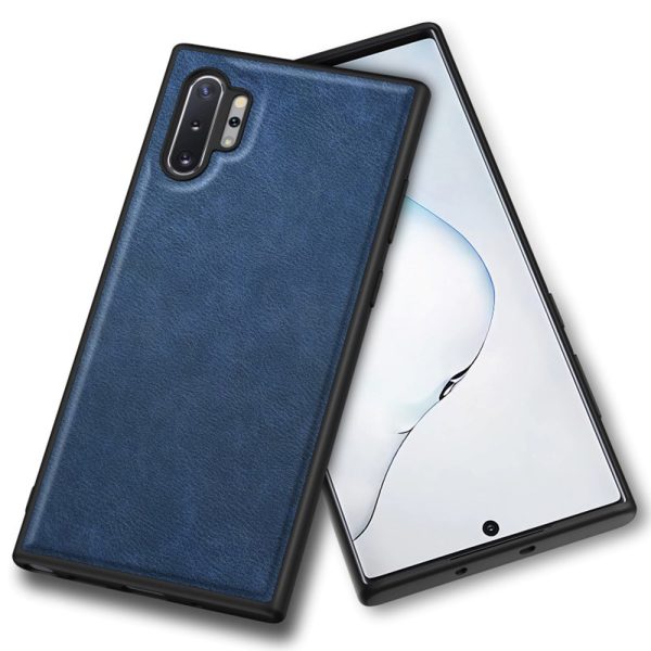 For Samsung Galaxy Note 10 Plus 5G Retro Mobile Phone Case Leather Coated TPU+PC Cover For Cheap