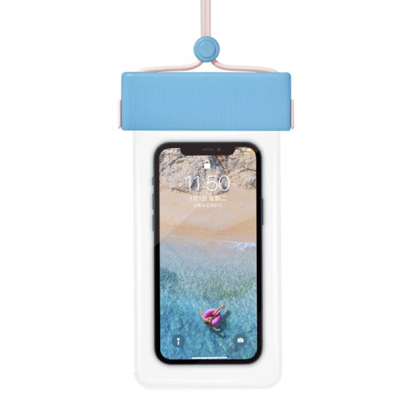 IPX8 Waterproof Case for Phones within 7.0   Stripes Texture Clear TPU Touchscreen Cellphone Dry Bag Beach Essentials Hot on Sale