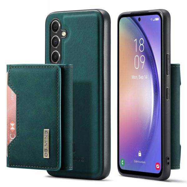 DG.MING M2 Series for Samsung Galaxy A54 5G PU Leather Coated PC+TPU Phone Case Detachable Wallet Back Kickstand Cover Cheap