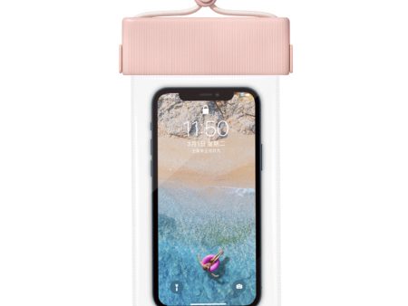 IPX8 Waterproof Case for Phones within 7.0   Stripes Texture Clear TPU Touchscreen Cellphone Dry Bag Beach Essentials Hot on Sale