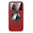 VOERO For iPhone 14 Pro Carbon Fiber Texture PC Phone Case Anti-Drop Magnetic Phone Cover with Concave Lens Hot on Sale