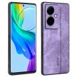 AZNS Mobile Phone Case for vivo Y78+ 5G , Shockproof PU Leather+TPU Imprinted Pattern Phone Cover Cheap