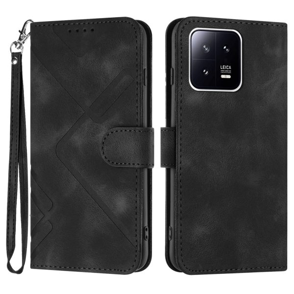 YX0040 For Xiaomi 13 Pro 5G Imprinted Leather Mobile Case Flip Stand Wallet Phone Cover Online Sale