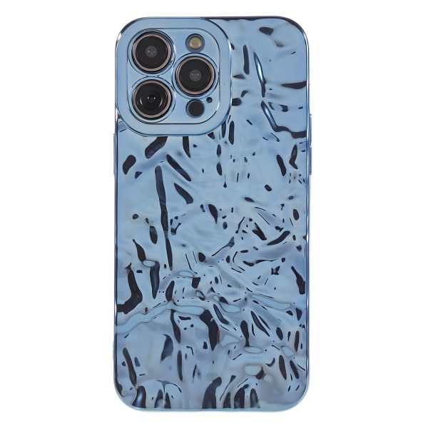 Wrinkled Uneven Phone Case for iPhone 13 Pro , Electroplating TPU Mobile Phone Cover Discount