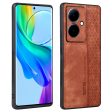 AZNS Mobile Phone Case for vivo Y78+ 5G , Shockproof PU Leather+TPU Imprinted Pattern Phone Cover Cheap