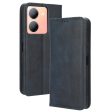 For vivo Y36 4G   Y36 5G   Y78 5G (China) Retro Stand Wallet Anti-fall Mobile Phone Cover PU Leather Magnetic Case For Sale