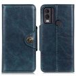 KHAZHEN for Nokia C22 PU Leather Wallet Case Mobile Phone Stand Cover Fashion