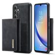 DG.MING M1 Series For Samsung Galaxy A34 5G PC+TPU+PU Leather Anti-drop Cover Magnetic Wallet Kickstand Phone Case Online now