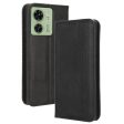 For Motorola Edge 40 5G Retro Stand PU Leather Magnetic Phone Case Wallet Anti-Scratch Mobile Phone Cover For Sale