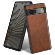 Mobile Phone Case for Google Pixel 7a , PU Leather Coated TPU+PC Cover Retro Phone Shell Hot on Sale