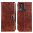 KHAZHEN for Nokia C22 PU Leather Wallet Case Mobile Phone Stand Cover Fashion