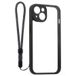 VILI M Series For iPhone 14 Phone Shell Anti-Scratch Clear PC+TPU Mobile Phone Case with Wrist Strap Online Hot Sale