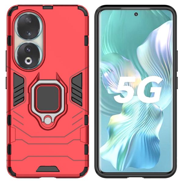 For Honor 90 Kickstand Cell Phone Case Soft TPU + Hard PC Anti-drop Mobile Phone Cover Fashion