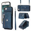 For iPhone 7   8   SE (2020)   SE (2022) RFID Blocking Card Bag Phone Case Kickstand PU Leather+TPU Cover Online now