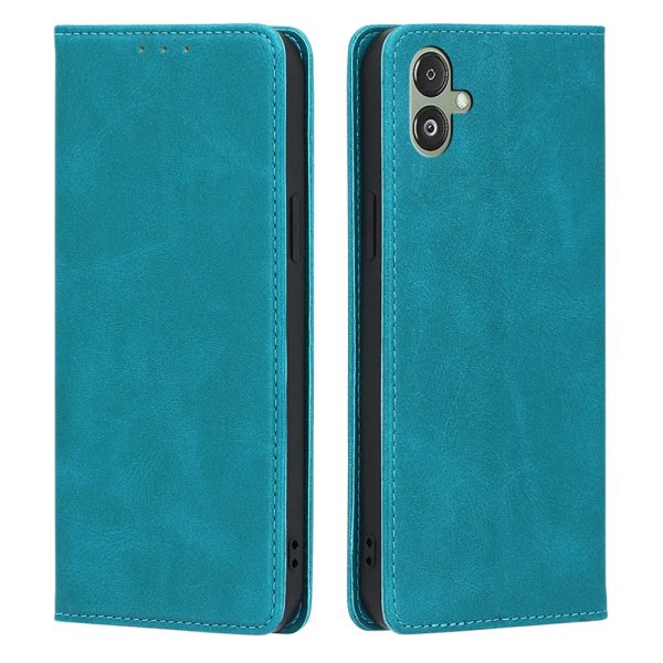 For Samsung Galaxy F14 5G Calf Texture Mobile Phone Protector Case Stand Leather Wallet Cover Discount