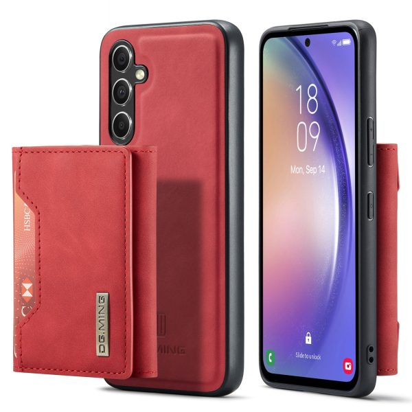 DG.MING M2 Series for Samsung Galaxy A54 5G PU Leather Coated PC+TPU Phone Case Detachable Wallet Back Kickstand Cover Cheap