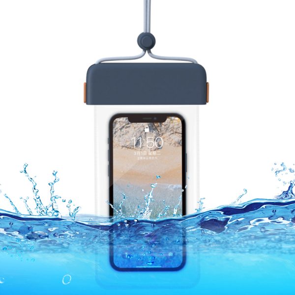 IPX8 Waterproof Phone Case Clear TPU Cellphone Holder Pouch Screen Touchable for Smartphones within 7   Online