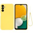 For Samsung Galaxy M54 5G   F54 5G Liquid Silicone Back Cover Drop-proof Mobile Phone Case with Soft Lining Online