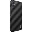 IMAK Ruiyi Series for Samsung Galaxy A34 5G Phone Case PU Leather Coated PC Carbon Fiber Texture Cover Fashion