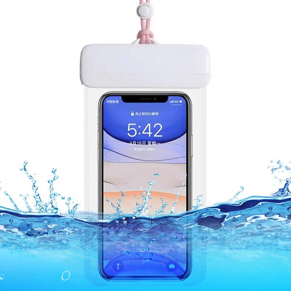 Floating IPX8 Waterproof Pouch for Under 7   Cell Phone Clear TPU Phone Protector Screen Touch Sensitivity Dry Bag Fashion