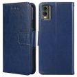 For Nokia C32 Textured PU Leather Phone Shockproof Case Wallet Stand Mobile Cover Cheap