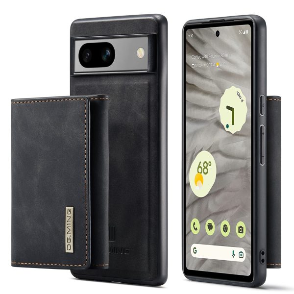 DG.MING M1 Series For Google Pixel 7a Detachable Magnetic Wallet Kickstand Phone Case PC+TPU+PU Leather Back Cover Cheap