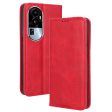 Stand Wallet for Oppo Reno10 Pro+ 5G Anti-fall Retro Mobile Phone Cover PU Leather Magnetic Case on Sale