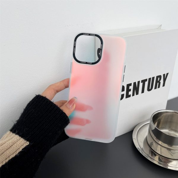 For iPhone 14 Pro Mobile Phone Case PC+TPU Cell Phone Cover with Laser Discoloration Design For Sale