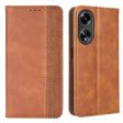 For Oppo A1 5G   A98 5G   F23 5G PU Leather Cover Stand Wallet Retro Magnetic Closure Mobile Phone Case Hot on Sale