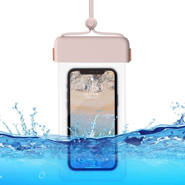 IPX8 Waterproof Phone Case Clear TPU Cellphone Holder Pouch Screen Touchable for Smartphones within 7   Online