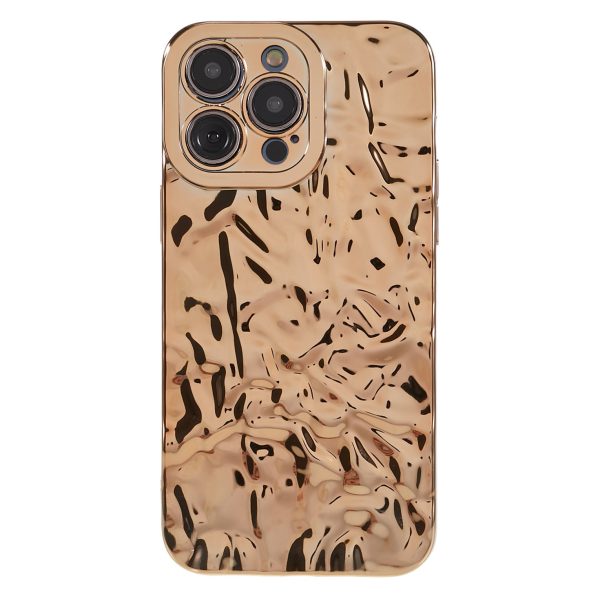 Wrinkled Uneven Phone Case for iPhone 13 Pro , Electroplating TPU Mobile Phone Cover Discount