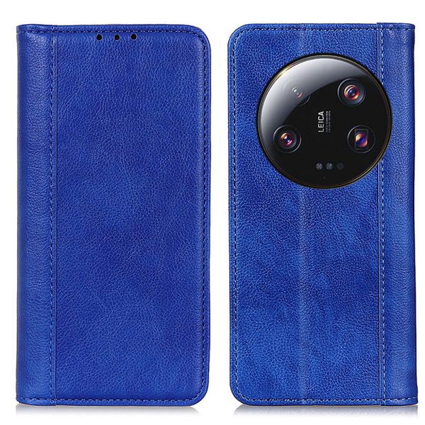 For Xiaomi 13 Ultra Litchi Texture Mobile Phone Case Anti-Scratch Split Leather+TPU Phone Cover Wallet on Sale