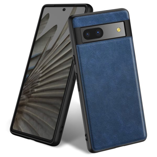 Mobile Phone Case for Google Pixel 7a , PU Leather Coated TPU+PC Cover Retro Phone Shell Hot on Sale