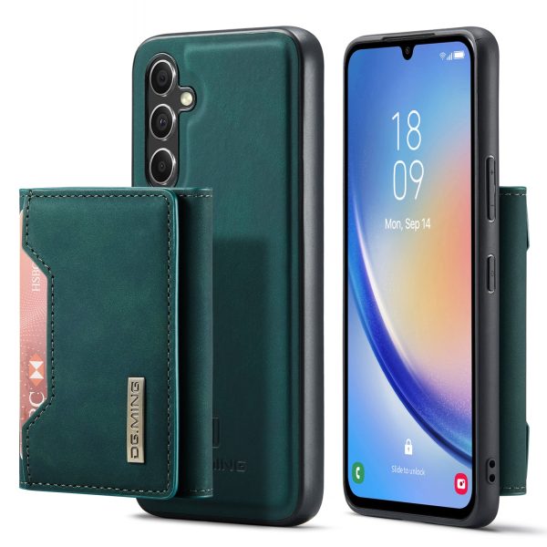 DG.MING M2 Series Detachable Wallet Cover for Samsung Galaxy A14 4G   5G , PU Leather Coated PC+TPU Kickstand Phone Case Supply