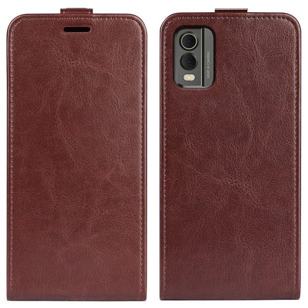 Vertical Flip Phone Case for Nokia C32 Drop Proof PU Leather Mobile Phone Cover with Card Slots Online now