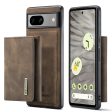 DG.MING M1 Series For Google Pixel 7a Detachable Magnetic Wallet Kickstand Phone Case PC+TPU+PU Leather Back Cover Cheap