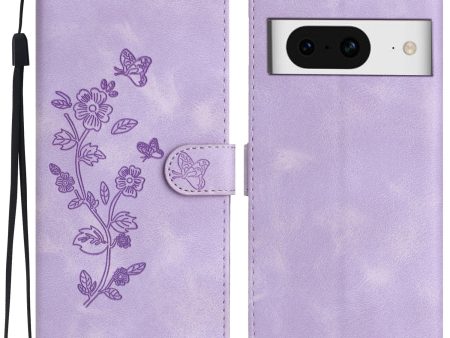 For Google Pixel 8 Phone Cover Imprinted Flower Wallet Stand PU Leather Magnetic Mobile Phone Case For Cheap