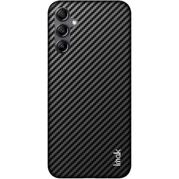 IMAK Ruiyi Series for Samsung Galaxy A14 4G   5G Back Phone Case PU Leather Coated PC Carbon Fiber Texture Slim Cover Cheap