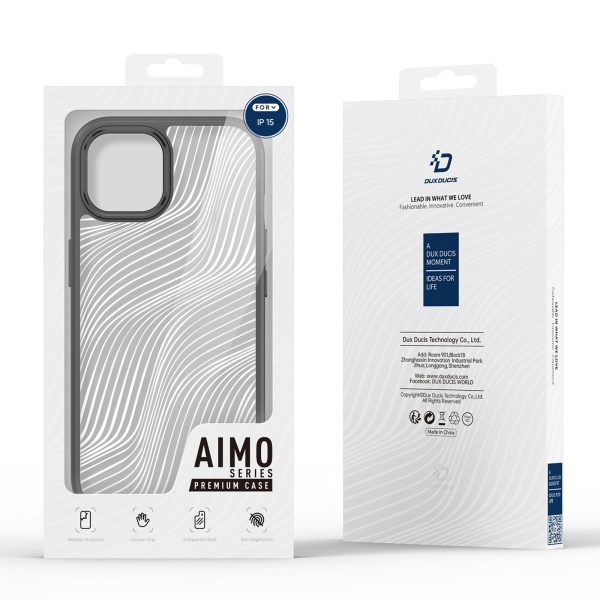 DUX DUCIS Aimo Series for iPhone 15 Matte Phone Case TPU+PC Shockproof Cover (REACH Certification) Online Sale