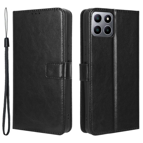 PU Leather Flip Cover for Boost Mobile Celero 5G+ Wallet Case Crazy Horse Texture Stand Anti-fall Phone Shell Cheap